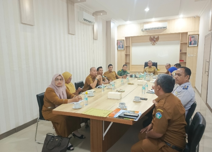 Pj Bupati Hadiri Vidcon Rakor Pengendalian Inflasi Daerah dengan Kemendagri