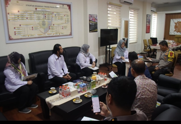 Irwasda Polda Aceh Menerima Audensi Kepala Ombudsman Perwakilan Aceh