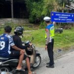 Patroli KTL: Sat Lantas Berikan Teguran Secara Humanis Kepada Pelanggar Lalulintas