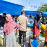 Berikan Rasa Aman Masyarakat Beraktifitas, Polsek Rundeng Patroli di Pasar Tradisional
