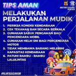 Berikut beberapa Tips Bagi Pemudik agar Aman dalam Perjalanan