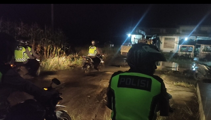 Antisipasi Balap Liar, Polres Aceh Selatan dan Polsek Jajaran Lakukan Patroli Malam