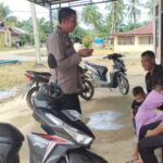 Lewat DDS Bhabinkamtibmas Polsek Trumon Timur Ajak Warga Tidak Main Petasan dan Balap Liar