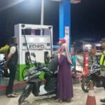 Antisipasi Praktik Curang Penjualan BBM, Kapolsek Pantee Bidari Datangi SPBU