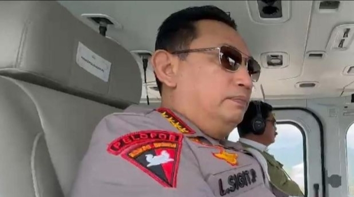 Kapolri dan Menko Polhukam Naik Heli, Pantau Jalur Mudik Banten Via Udara