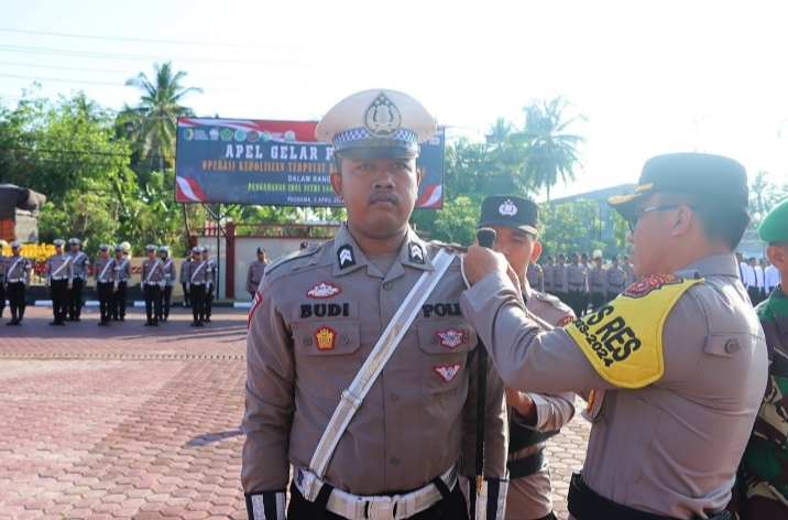 Jelang Lebaran, Polres Aceh Timur Laksanakan Apel Gelar Pasukan Operasi Ketupat Seulawah 2024