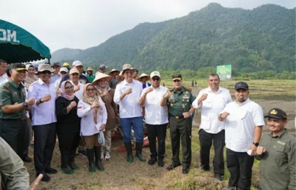 Pangdam IM Menghadiri Acara Pelaksanaan Gerakan Tanam di Aceh Besar