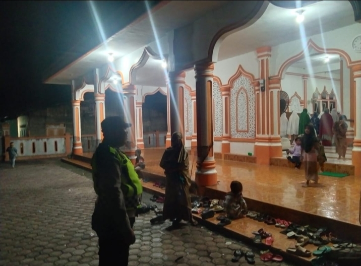 Polres Aceh Selatan Amankan Pelaksanaan Sholat Tarawih selama Ramadhan