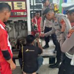 Antisipasi Guantibmas Hari Raya Idul Fitri, Personil Pospam Patroli di SPBU