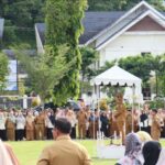 Pj Bupati Aceh Selatan Pimpin Apel Gabungan Pasca Cuti Lebaran Idhul Fitri 1445 H