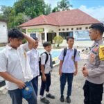 Bhabinkamtibmas Polsek Pasieraja Berikan Pesan Kamtibmas kepada Pelajar