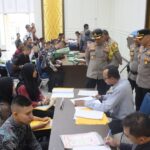 Kapolres Aceh Selatan Pantau Pelaksanaan Penerimaan Polri Tahun 2024 di Aula Baradaksa