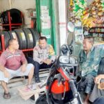 Bhabinkamtibmas Polsek Sawang Sambangi Masyarakat Sampaikan Pesan Kamtibmas