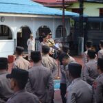 Bangun Kedisiplinan dan Sikap Personel, Polres Aceh Selatan Latihan PBB