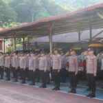 Setelah Apel Pagi, Personel Polres Aceh Selatan Semangat Latihan PBB