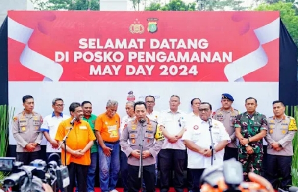 Komitmen Kapolri di Aksi May Day: Bentuk Timsus untuk Lindungi dan Kawal Hak Buruh