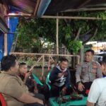Patroli Malam, Polsek Sawang Ajak Warga Jaga Kondusifitas Kamtibmas
