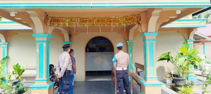 Peringatan Kenaikan Isa Al Masih, Polres Subulussalam Laksanakan Pengamanan Gereja