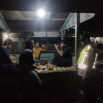 Hadapi Pilkada, Personel Polsek Samadua Patroli Dialogis Malam Hari