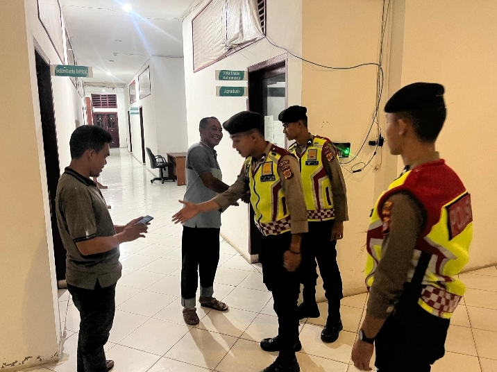 Patroli Rutin Malam Hari: Satsamapta Polres Aceh Jaya Menjaga Kamtibmas