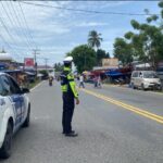 Patroli Rutin Hari Libur untuk Antisipasi Pelanggaran Lalu Lintas di Kota Calang