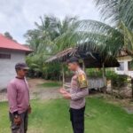 Bangun kesadaran Masyarakat terhadap Kamtibmas, Bhabinkamtibmas Kluet Timur lakukan DDS