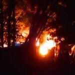 Sumur Minyak Ilegal Alucanang Kabupaten Aceh Timur Meledak