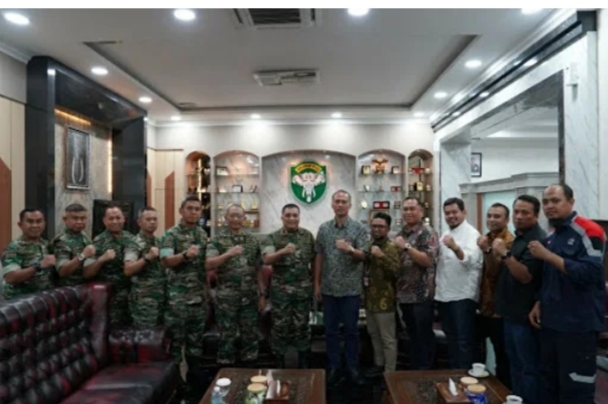 Pangdam IM menerima Audiensi Kepala Balai Prasarana Pemukiman Wilayah Aceh (BPPWA) Kementerian PUPR dan Waskita