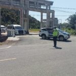 Satlantas Polres Aceh Jaya Melaksanakan Pengaturan dan Pengamanan Keberangkatan CJH Tahun 2024