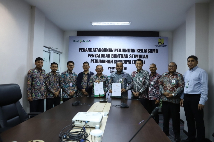 Bank Aceh Kembali Dipercaya Salurkan Bantuan Stimulan Perumahan Swadaya (BSPS) Tahun 2024