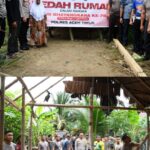 Menyambut Hari Bhayangkara ke 78, Polres Aceh Timur Bedah Rumah Warga Idi Rayeuk