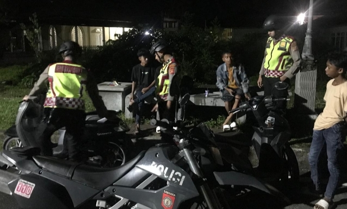 Patroli Perintis Presisi Polres Aceh Jaya: Memastikan Keamanan dan Pencegahan Kenakalan Remaja