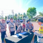 Kapolres Aceh Timur Pimpin Serah Terima Jabatan Tiga Kasat dan Empat Kapolsek