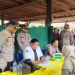 Anak anak dan Ibu Hamil di Pedalaman Mendapat Pelayanan Stunting di Hari Bhayangkara Ke-78 Polres Aceh Timur