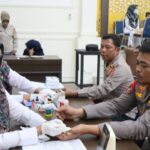 Bakti Kesehatan Dalam Rangka Hari Bhayangkara ke-78, Polres Aceh Selatan Gelar Donor Darah