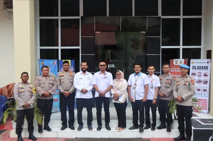 Ombudsman RI Perwakilan Provinsi Aceh Lakukan Penilaian Pelayanan Publik di Polres Aceh Selatan