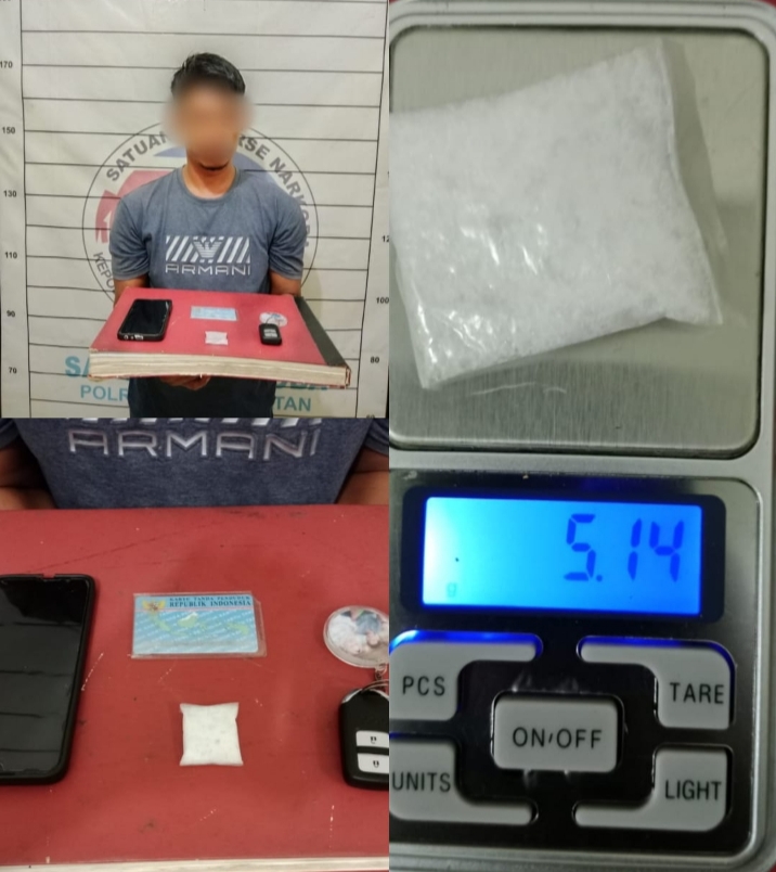 Satres Narkoba Polres Aceh Selatan Tangkap Seorang Petani Diduga Pengedar Sabu