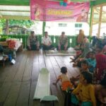 Peduli Stunting, Anggota Polsek Simpang Jernih Pantau Giat Posyandu