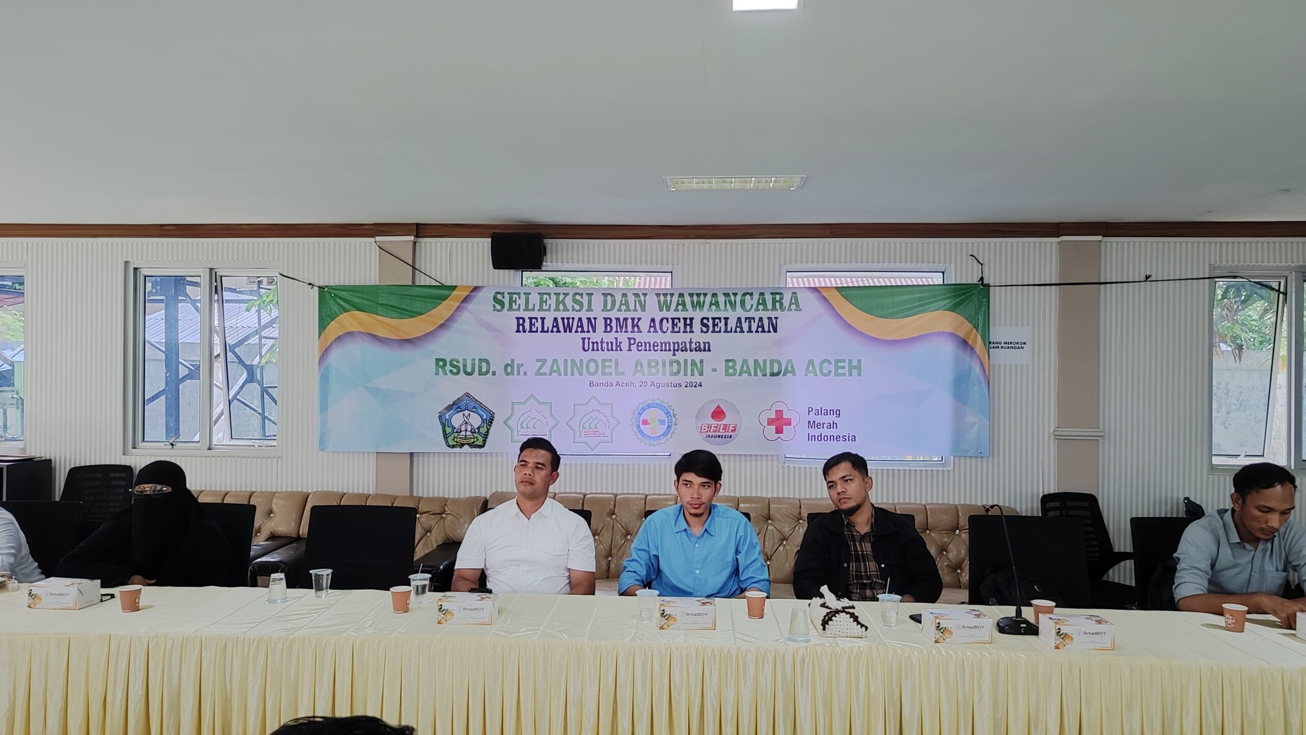 Seleksi dan Wawancara Relawan Baitul Mal Kabupaten Aceh Selatan untuk Penempatan di RSUD Zainoel Abidin Banda Aceh