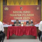 Polres Aceh Selatan Gelar Sosialisasi Tahapan Pilkada Serentak 2024