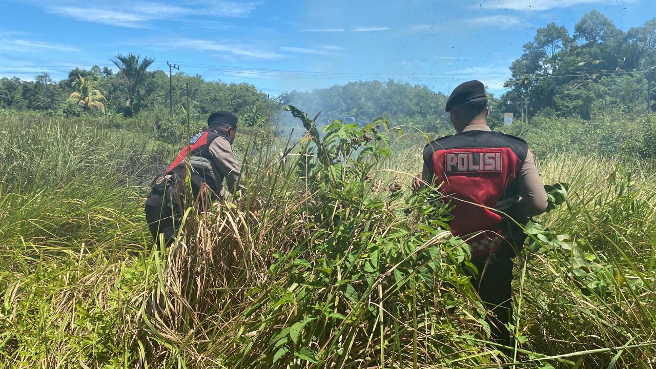 Tim Patroli Perintis Presisi Polres Aceh Jaya Patroli Harkamtibmas untuk Cegah Karhutla