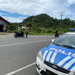 Personel Polres Aceh Jaya Gelar Patroli untuk Antisipasi Pelanggaran Lalu Lintas