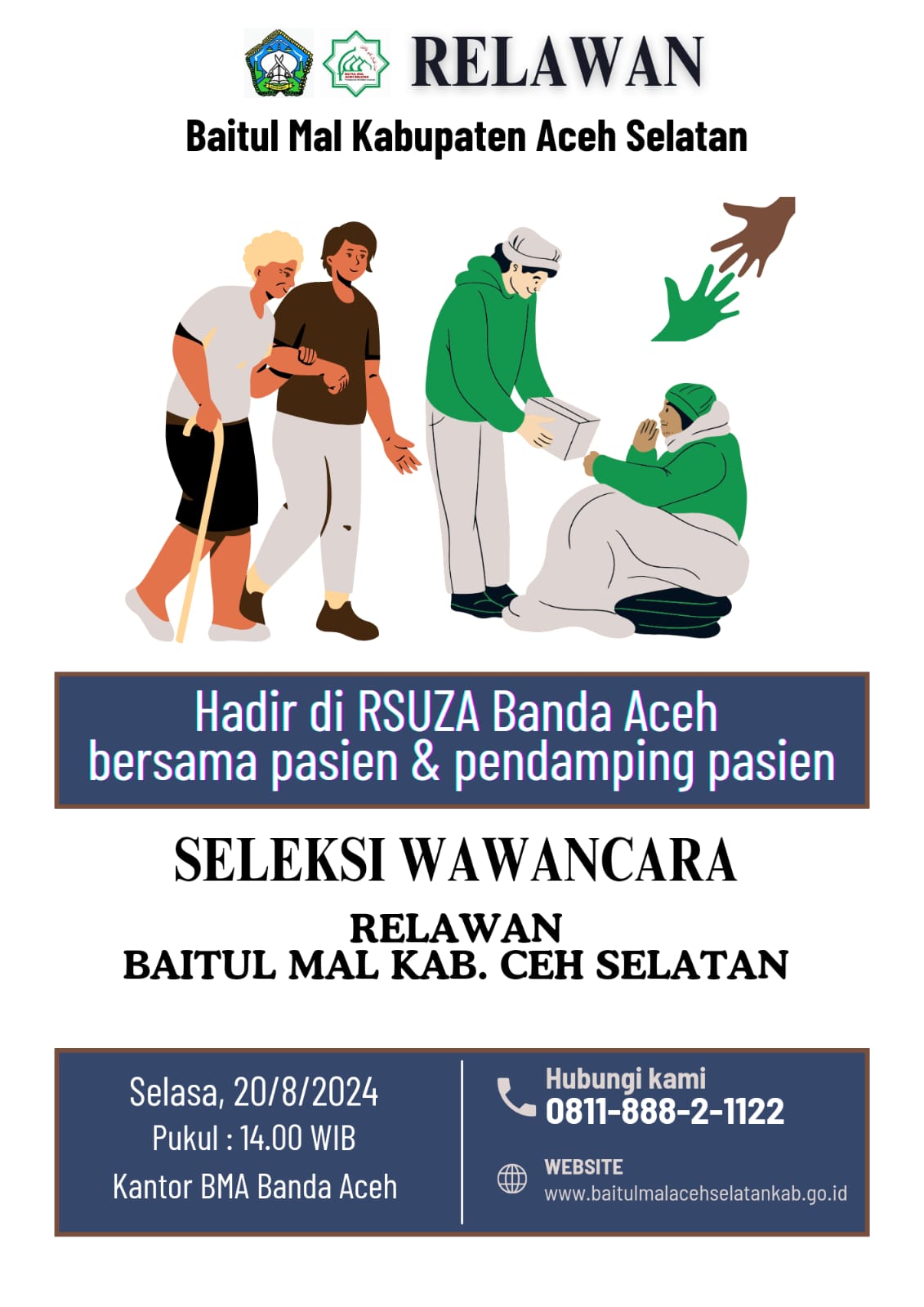 BMK Aceh Selatan Seleksi Relawan di RSUZA Banda Aceh
