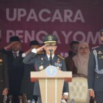 Sempat Diguyur Hujan, Upacara Peringatan Hari Pengayoman di Kemenkumham Aceh Berlangsung Khidmat