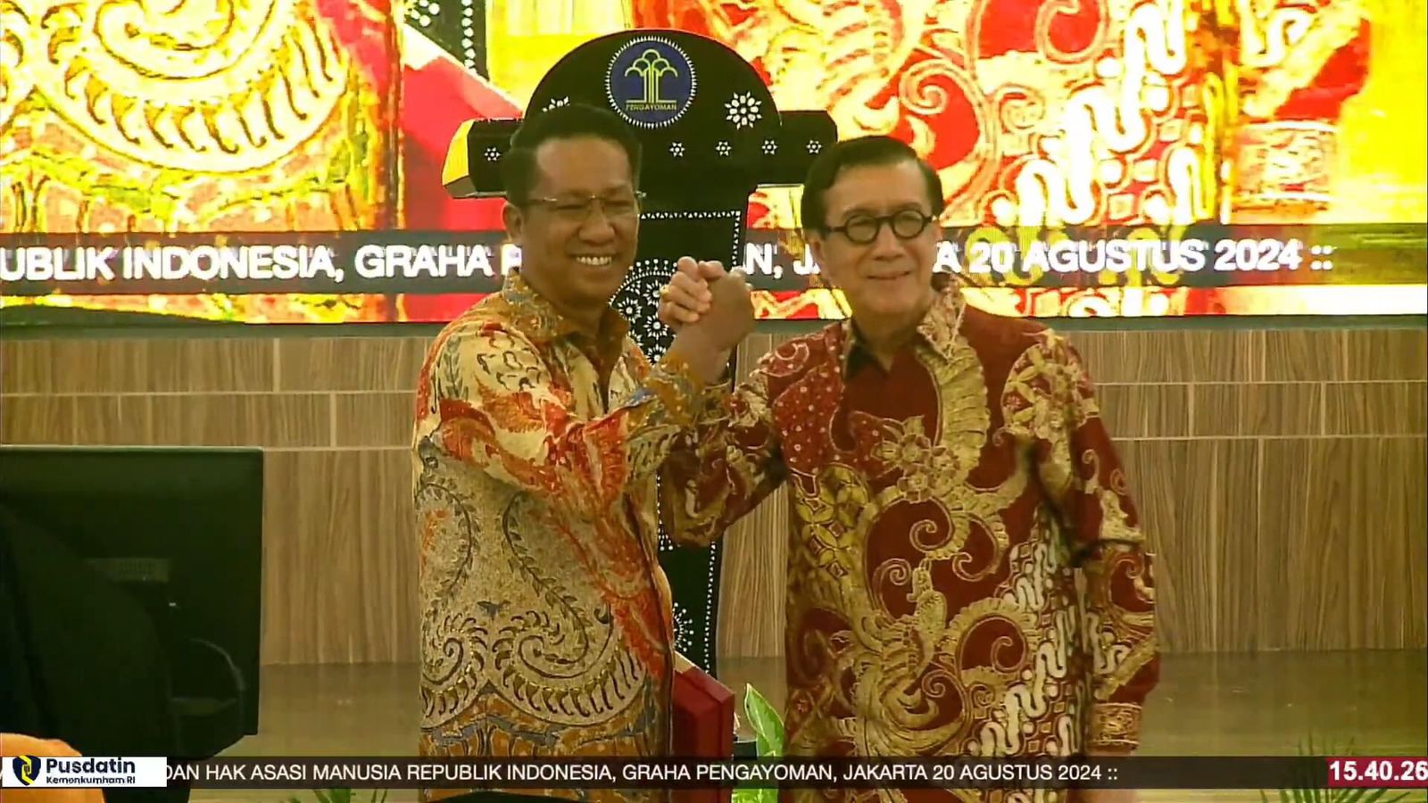 Usai Sertijab, Supratman Serukan Kolaborasi Menyeluruh di Kemenkumham