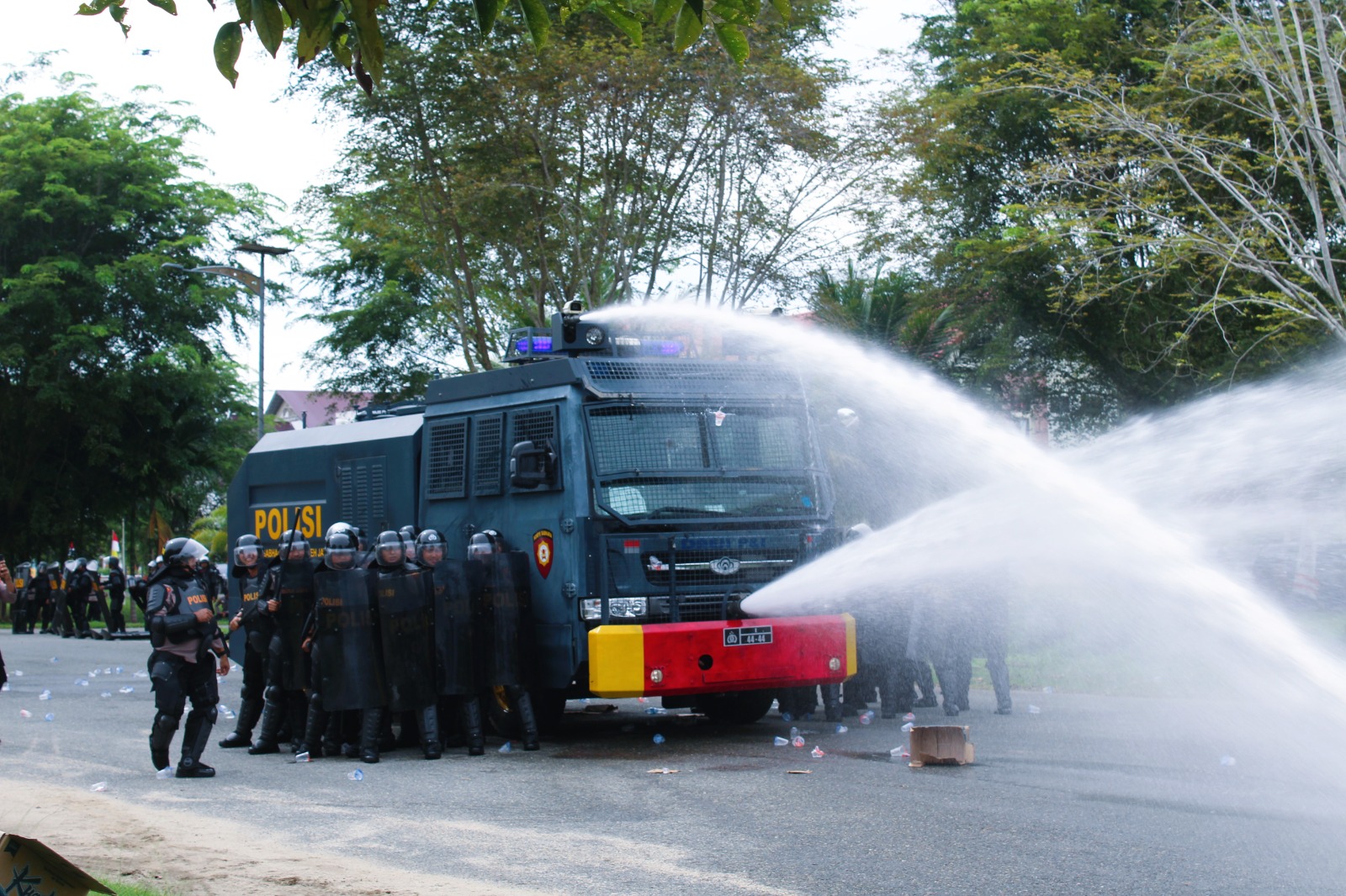 Polres Aceh Jaya Gelar Simulasi Sispamkota, Kesiapan Pengamanan Pilkada 2024