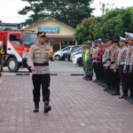 Kapolres Aceh Timur Pimpin Apel Gelar Pasukan Operasi Mantap Praja Seulawah 2024