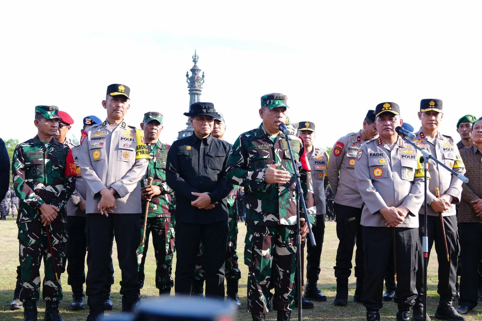 Cek Kesiapan, Apel Pasukan Pengamanan HLF MSP dan IAF Digelar di Denpasar