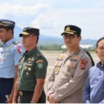 Irwasda Polda Aceh Sambut Kedatangan Menteri Kelautan Dan Perikanan RI di Bandara SIM