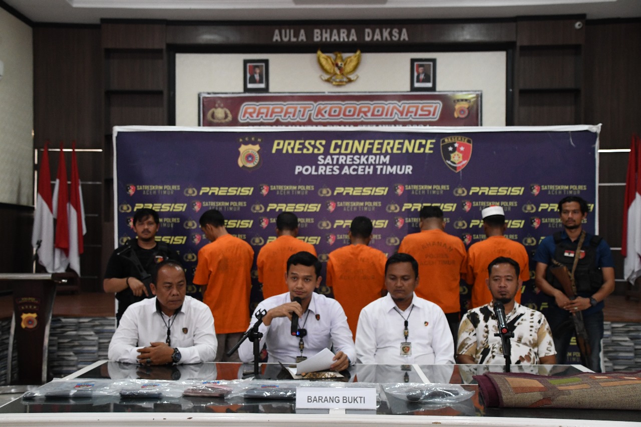Tim Gabungan Polres Aceh Timur Berhasil Ungkap Pelaku Tindak Pidana Penculikan